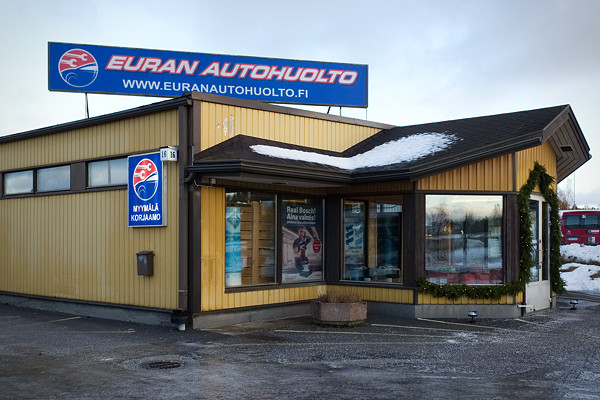 euran autohuolto rakennus